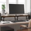 vidaXL Stojan na monitor hnědý dub 105 x 23 x 15,5 cm kompozitní dřevo