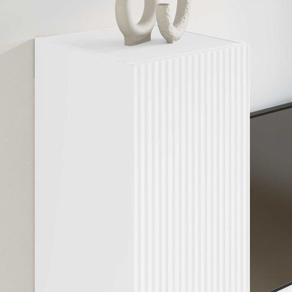 vidaXL TV wall cabinet 2 pcs B&iacute;l&aacute; 30 x 31 x 60 cm kompozitn&iacute; dřevo