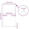vidaXL Sprchov&aacute; roleta s kazetou 130x240 cm &Scaron;&iacute;řka l&aacute;tky 126 cm