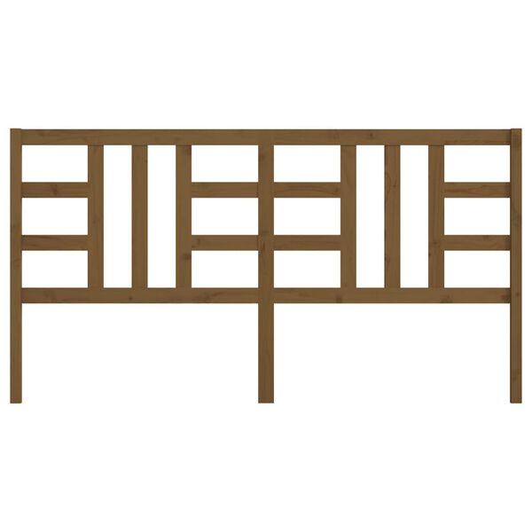 vidaXL Čelo postele medově hněd&eacute; 206 x 4 x 100 cm masivn&iacute; borovice