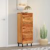vidaXL Skř&iacute;ň highboard 40 x 33 x 110 cm masivn&iacute; ak&aacute;ciov&eacute; dřevo