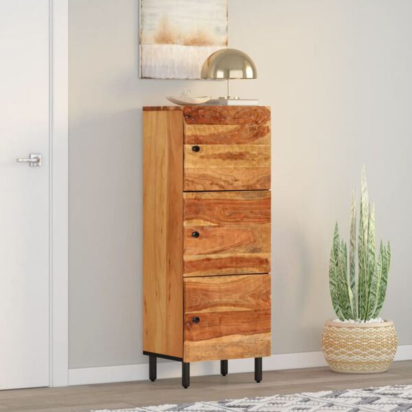 vidaXL Skř&iacute;ň highboard 40 x 33 x 110 cm masivn&iacute; ak&aacute;ciov&eacute; dřevo