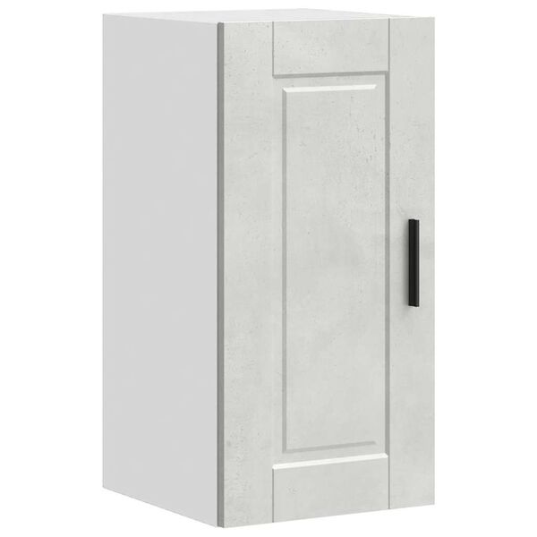 vidaXL Kuchyňsk&aacute; n&aacute;stěnn&aacute; skř&iacute;ňka "Porto" betonově &scaron;ed&aacute; kompozitn&iacute;