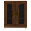vidaXL Skř&iacute;ň highboard hněd&yacute; dub 69,5 x 34 x 180 cm kompozitn&iacute; dřevo