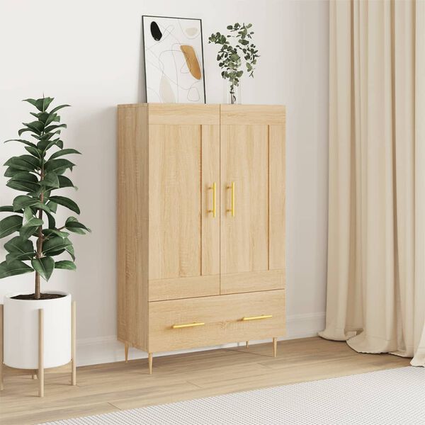 vidaXL Skř&iacute;ň highboard dub sonoma 69,5 x 31 x 115 cm kompozitn&iacute; dřevo