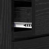 vidaXL Servírovací skříň se zásuvkou Černý dub 60 x 35 x 70 cm