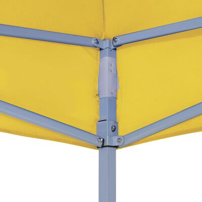 vidaXL Střecha k party stanu 4,5 x 3 m žlutá 270 g/m²