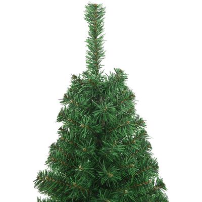 vidaXL Umělý vánoční stromek s hustými větvemi zelený 150 cm PVC