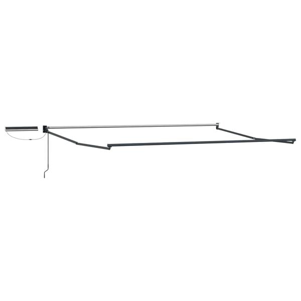 vidaXL Elektrick&aacute; Retrakčn&iacute; mark&yacute;za Červen&aacute; a B&iacute;l&aacute; 4 &times; 3 m