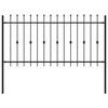 vidaXL Spike plot ASTEN 200 x 150 cm Pr&aacute;&scaron;kově lakovan&aacute; ocel Čern&aacute;