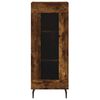 vidaXL Skř&iacute;ň highboard kouřov&yacute; dub 34,5 x 34 x 180 cm kompozitn&iacute; dřevo