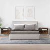 vidaXL N&aacute;stěnn&eacute; nočn&iacute; stolky 2 ks hněd&yacute; dub 45x26x28,5 cm