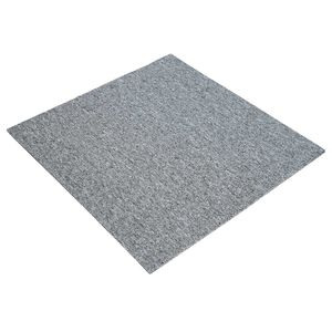 vidaXL Kobercov&aacute; dlaždice Světle &scaron;ed&aacute; 50 x 50 cm 36 ks PP a bitumen