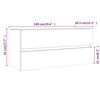 vidaXL Umyvadlov&aacute; skř&iacute;ňka kouřov&yacute; dub 100x38,5x45 cm kompozitn&iacute; dřevo