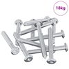 vidaXL &Scaron;roub 1800 ks Stř&iacute;brn&aacute; M6 x 50 mm Ocel