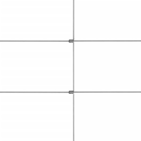 vidaXL Zahradn&iacute; plot pozinkovan&aacute; ocel 50 x 1,6 m stř&iacute;brn&yacute;