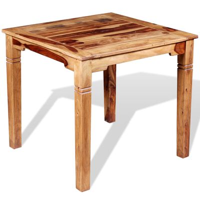 vidaXL Jídelní stůl, masivní sheeshamové dřevo, 82x80x76 cm
