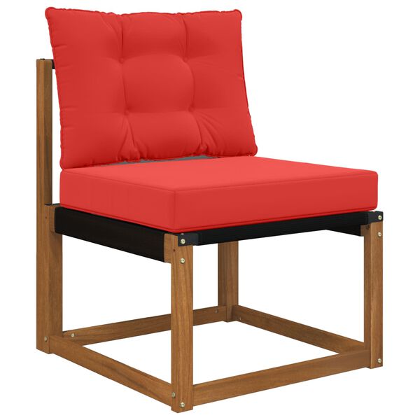 vidaXL Venkovn&iacute; pol&scaron;t&aacute;ř na pohovku 2 pcs Červen&aacute; Polyester