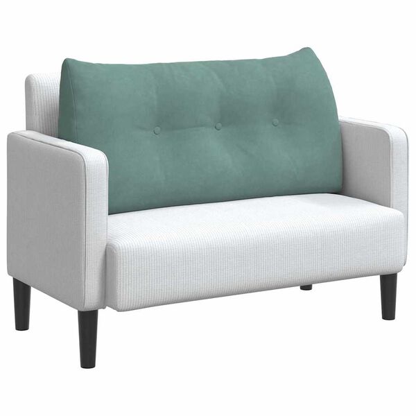 vidaXL Pol&scaron;t&aacute;ř na z&aacute;da Mořsk&aacute; zelen&aacute; 100 x 24 x 50 cm samet