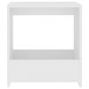 vidaXL Odkládací stolek bílý 50 x 26 x 50 cm kompozitní dřevo