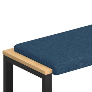 vidaXL Pol&scaron;t&aacute;ř na lavici Textil Modr&aacute; Hloubka 35 cm