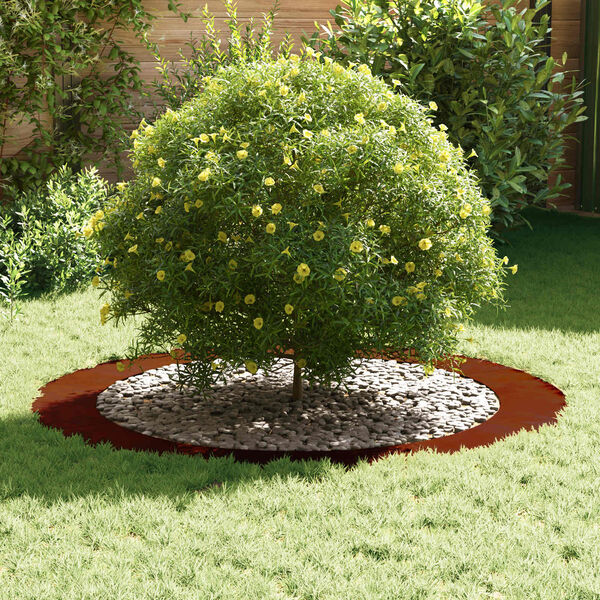 vidaXL vhodn&yacute; pro ploch&yacute; stromov&yacute; kroužek Hněd&aacute; &Oslash;90 / 120 cm