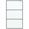 vidaXL Sprchov&aacute; z&aacute;stěna walk-in čern&aacute; 115 x 195 cm ml&eacute;čn&eacute; ESG sklo