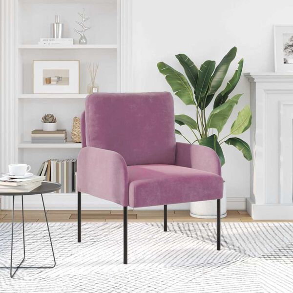 vidaXL Pohovky s pol&scaron;t&aacute;řem 55cm Fialov&aacute; Překližka