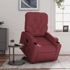 vidaXL Elektrick&eacute; zvedac&iacute; polohovac&iacute; křeslo v&iacute;nov&eacute; uměl&aacute; kůže