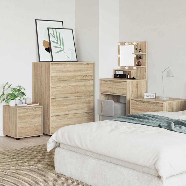 vidaXL Koupelnov&aacute; skř&iacute;ň Sonoma dub 40,5 x 40 x 44 cm kompozitn&iacute; dřevo