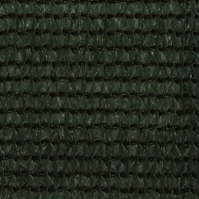 vidaXL Balkonová zástěna tmavě zelená 75 x 600 cm HDPE
