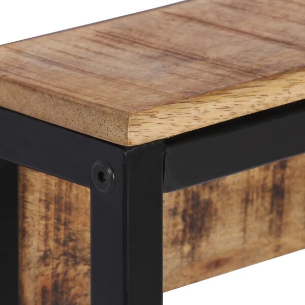 vidaXL Vě&scaron;&aacute;k na kab&aacute;ty 87x10x27 cm masivn&iacute; hrub&yacute; mangovn&iacute;k