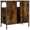 vidaXL Koupelnová skříňka pod umyvadlo kouřový dub 60x30x60cm kompozit