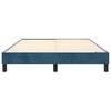 vidaXL R&aacute;m postele s boxspringem tmavě modr&yacute; 140x190 cm samet