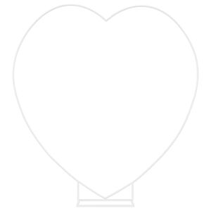 vidaXL Svatebn&iacute; oblouk B&iacute;l&aacute; 195 x 35 x 211 cm Ocel