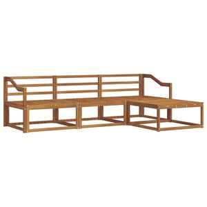 vidaXL Venkovn&iacute; pohovkov&aacute; souprava 4 pcs Př&iacute;rodn&iacute;