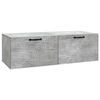 vidaXL N&aacute;stěnn&aacute; TV skř&iacute;ň N&aacute;stěnn&yacute; Betonově &scaron;ed&aacute; 98 x 41 x 30 cm