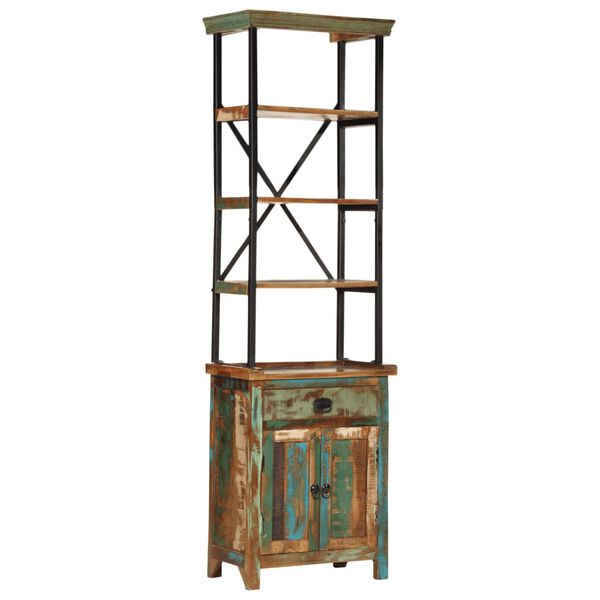 vidaXL Skř&iacute;ň highboard 55 x 30 x 180 cm masivn&iacute; recyklovan&eacute; dřevo