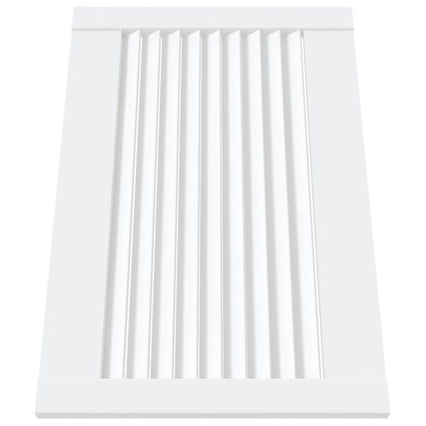 vidaXL N&aacute;bytkov&aacute; dv&iacute;řka lamelov&yacute; design 2 ks b&iacute;l&aacute; 39,5x59,4cm borovice