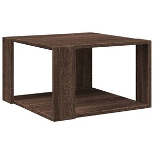 vidaXL Konferenčn&iacute; stolek hněd&yacute; dub 51,5x51,5x30 cm kompozitn&iacute; dřevo