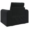 vidaXL Pohovka na span&iacute; Čern&aacute; 98 x 71 x 83 cm samet