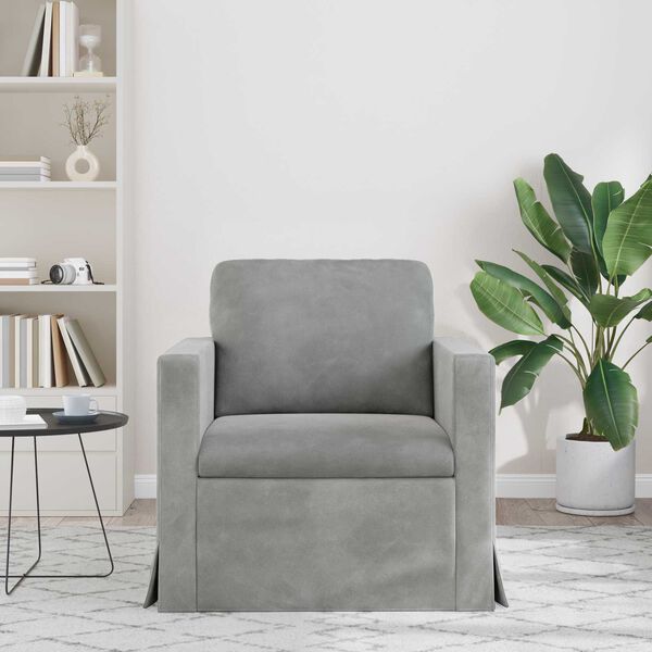 vidaXL Pohovka Světle &scaron;ed&aacute;