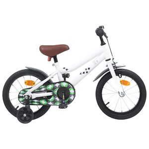 vidaXL Dětsk&eacute; Kolo 12 palců pro 2&ndash;4 roky B&iacute;l&aacute;