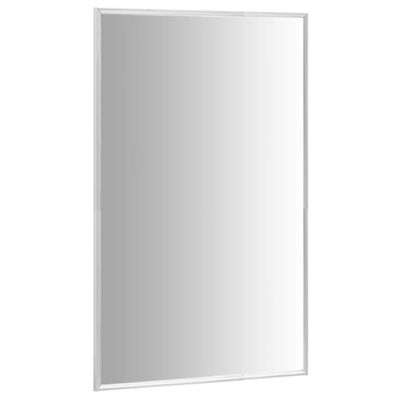 vidaXL Zrcadlo stříbrné 80 x 60 cm