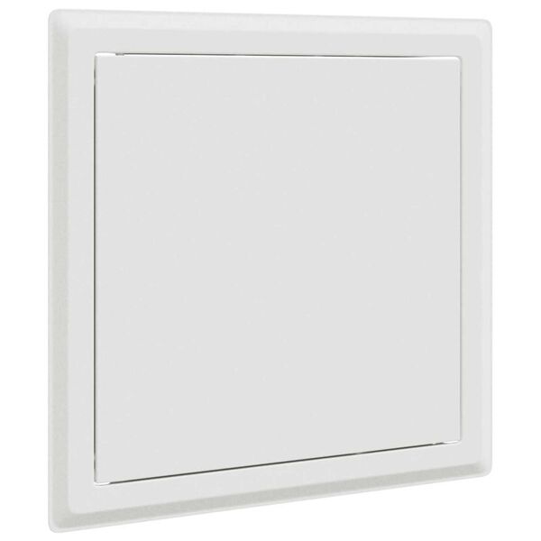 vidaXL Přístupový panel 2 pcs Bílá 20 x 20 cm Ocel