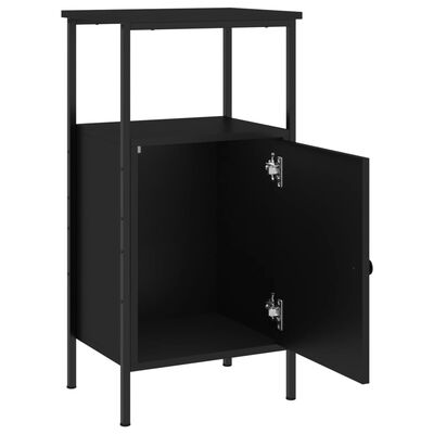 vidaXL Noční stolek černý 41 x 31 x 80 cm kompozitní dřevo