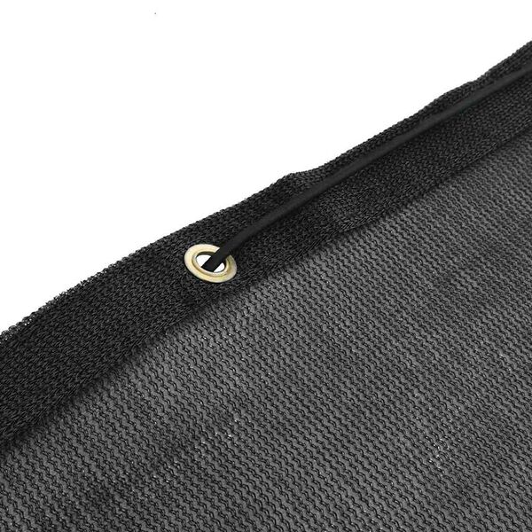 vidaXL S&iacute;ť na kontejner HDPE 3 x 6 m čern&aacute;