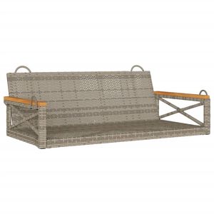vidaXL Houpac&iacute; lavice &scaron;ed&aacute; 109 x 62 x 40 cm polyratan