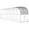 vidaXL Kurn&iacute;k proti zdi Stř&iacute;brn&aacute; 800 x 150 x 215 cm Pozinkovan&aacute; ocel