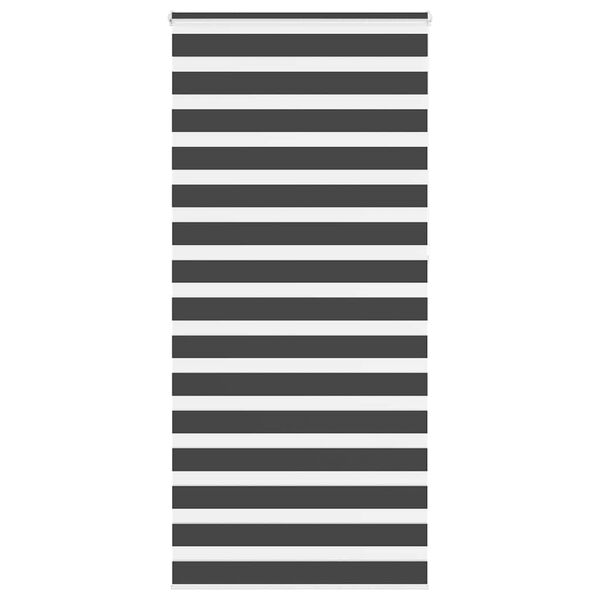 vidaXL Zebra roleta čern&aacute; 105x230 cm &scaron;&iacute;řka l&aacute;tky 100,9 cm polyester